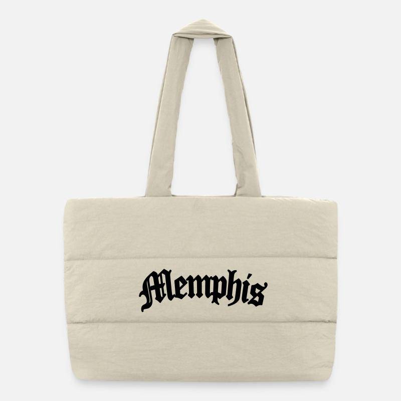 memphis Puffer-Einkaufstasche