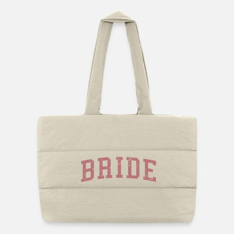 Braut passende Verlobung Brautdusche Hochzeit Puffer-Einkaufstasche