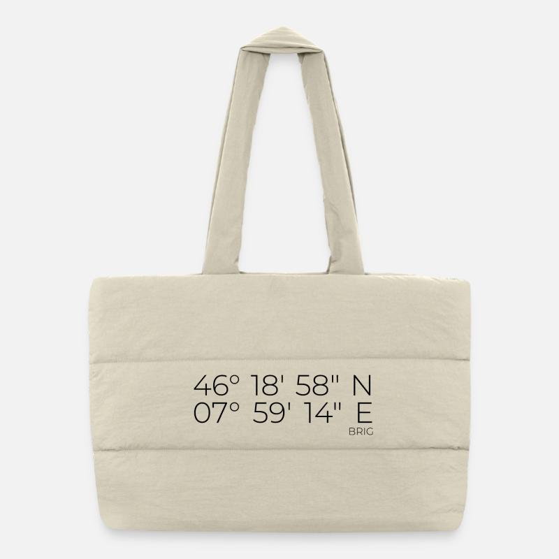 Coordonnées Brigue Sac shopping matelassé