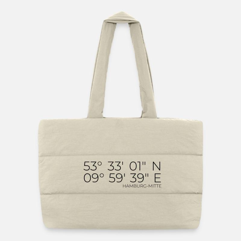 Coordonnées Hambourg-Mitte Sac shopping matelassé
