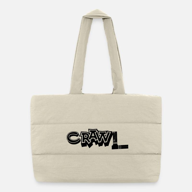 Crawl Puffer Shopping Bag