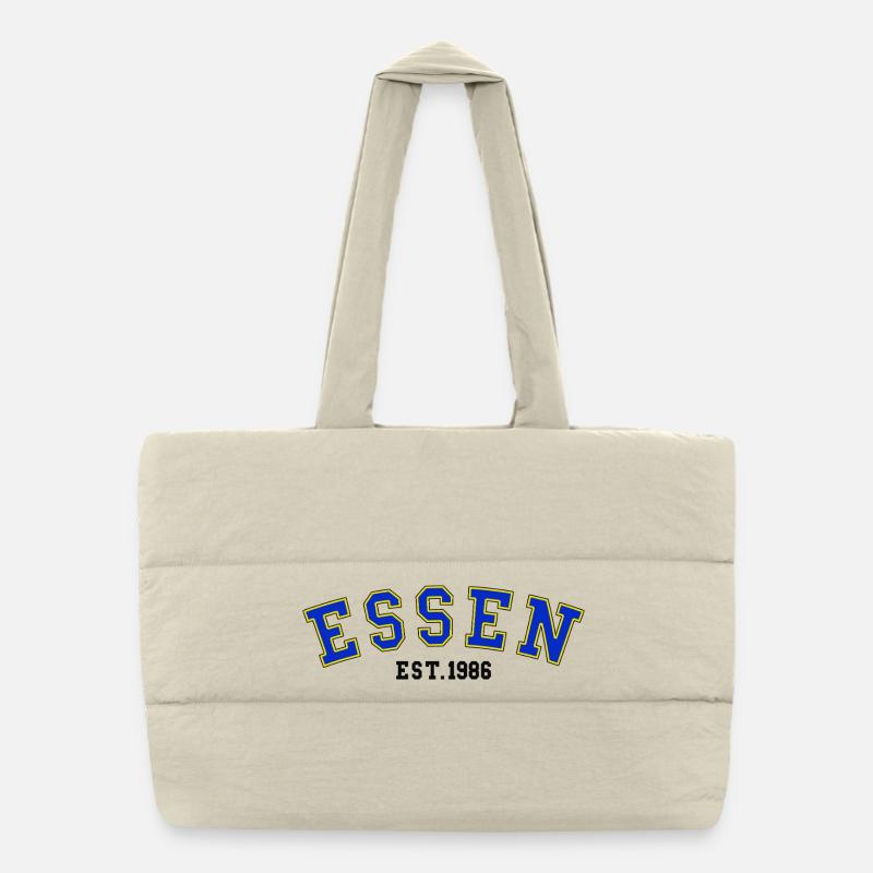 Essen Fondée en 1986 Sac shopping matelassé