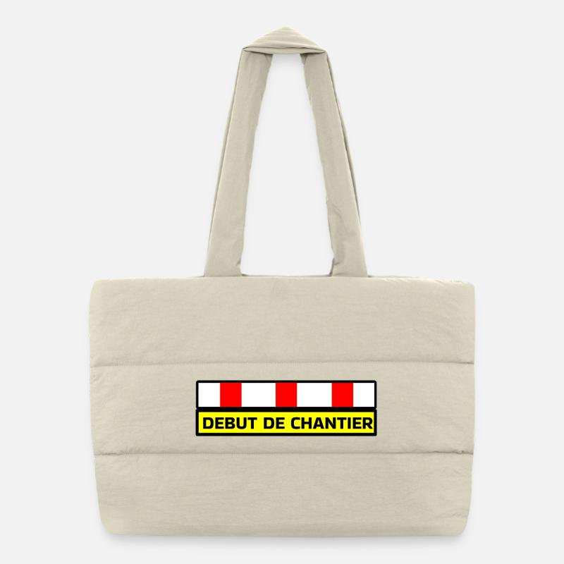 Debut de Chantier  Sac shopping matelassé