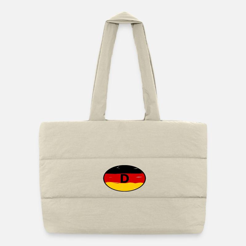 Deutschland Aufkleber Puffer-Einkaufstasche