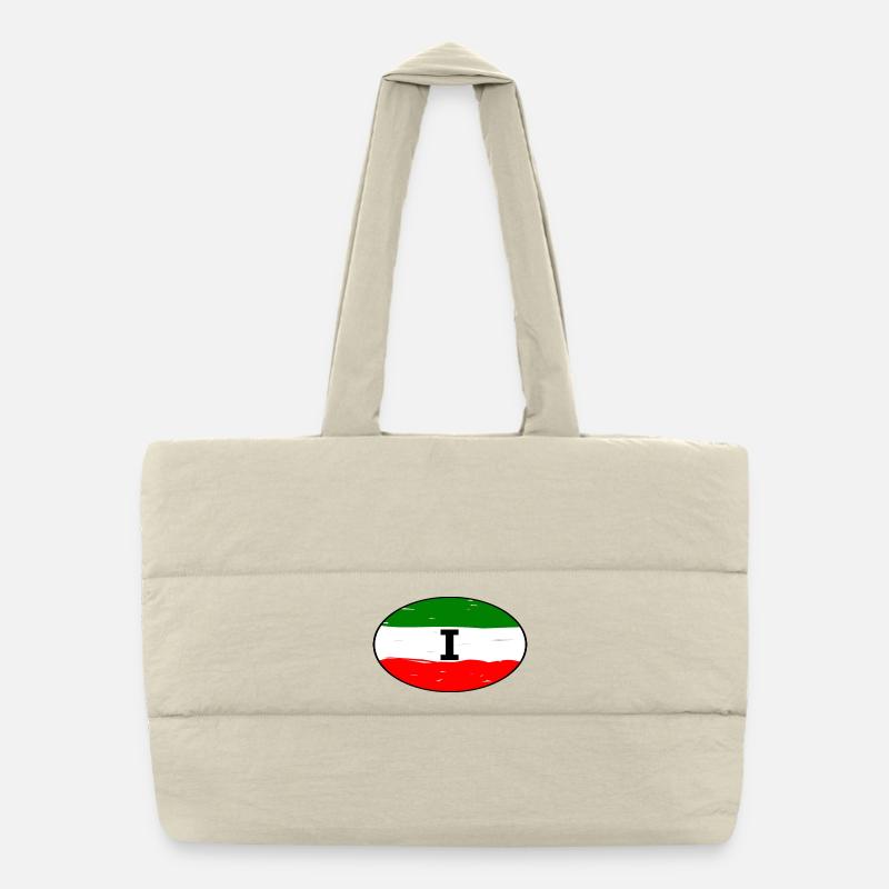 Autocollants Italie Sac shopping matelassé