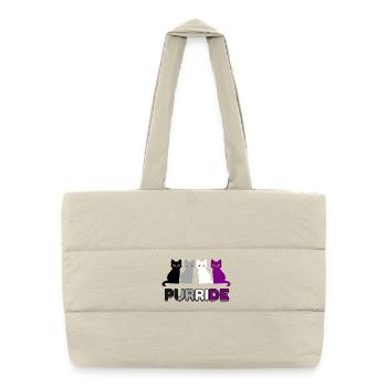 Purride Ace Pride - Sac shopping matelassé - blanc naturel - Devant