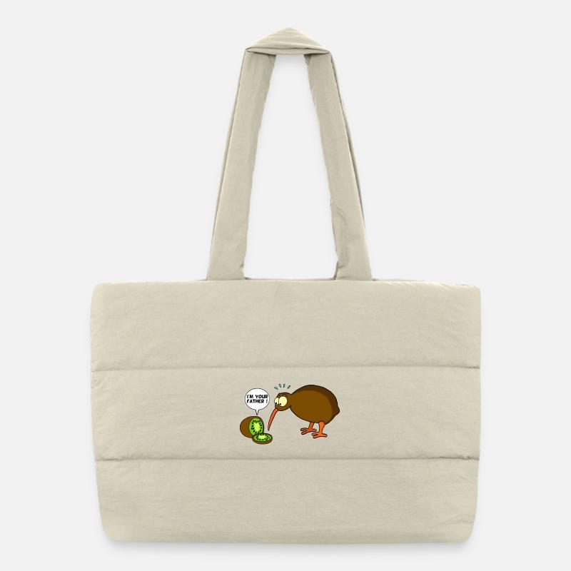 Kiwi vs. kiwi Puffer Shopping Bag