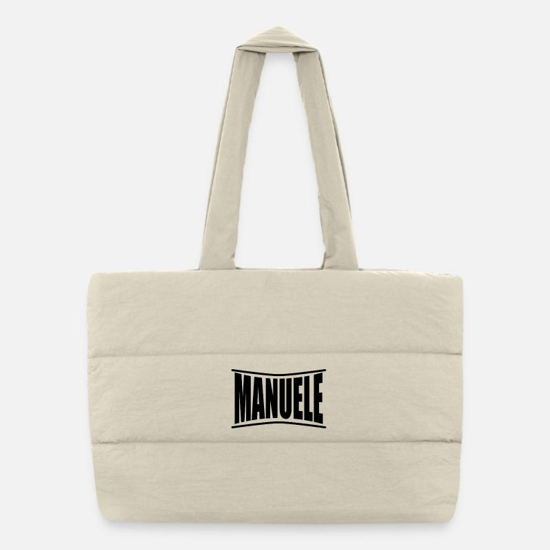 T-Shirt Manuele T-Shirt Geschenkidee Puffer-Einkaufstasche