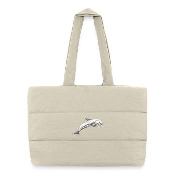 Dauphin de Delfin - Sac shopping matelassé - blanc naturel - Devant