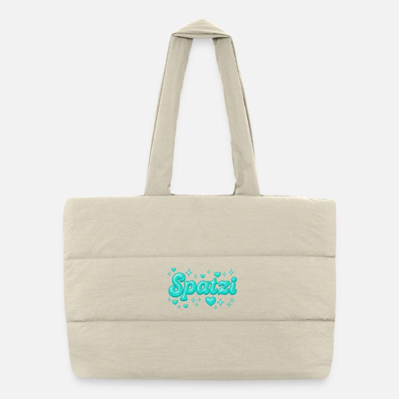 Spatzi / Y2K Design Puffer-Einkaufstasche