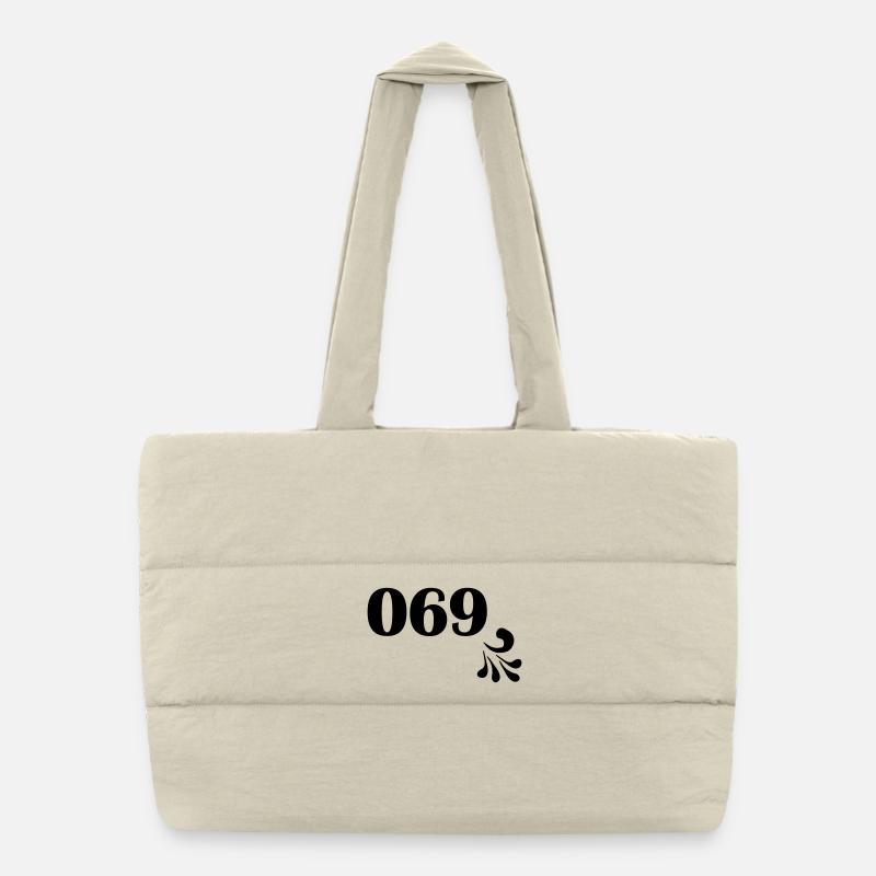 Frankfurt 069 Design by Bembeltown for Frankfurters Puffer Shopping Bag