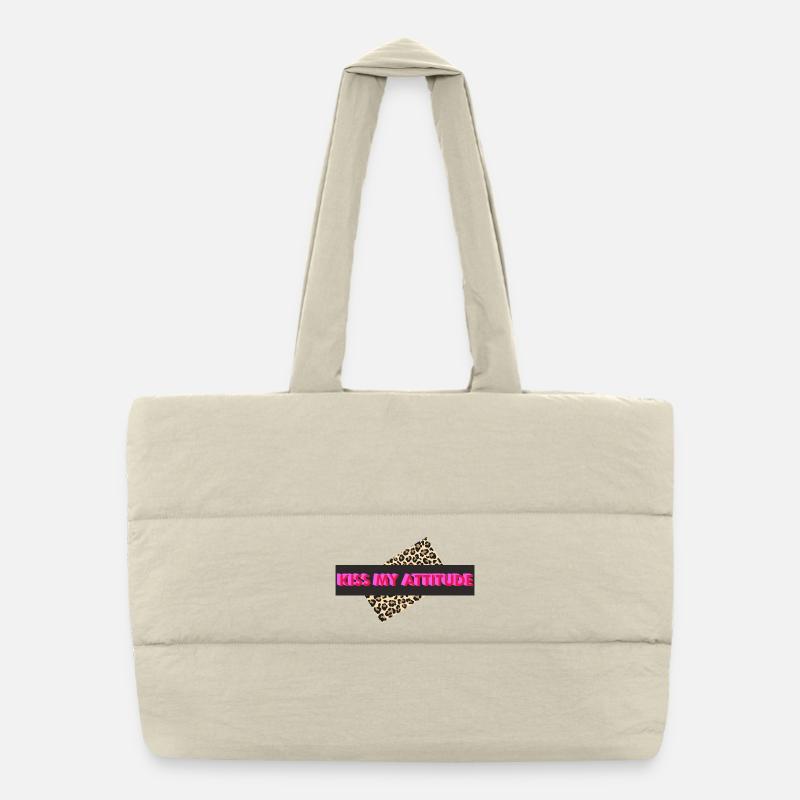 Embrasse-moi l’attitude Sac shopping matelassé