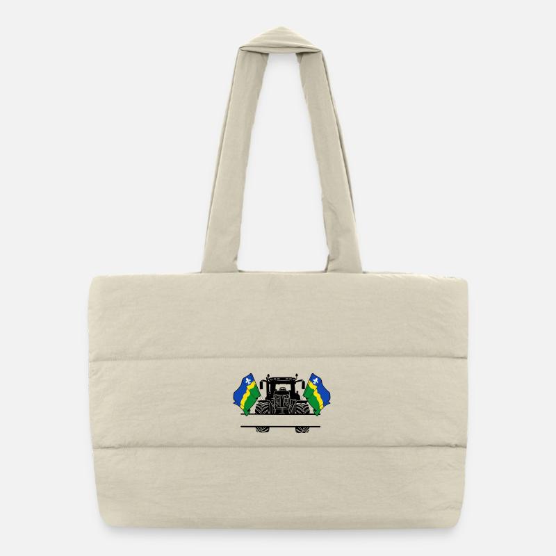 Flevoland_Tractor_Custom_Edition Sac shopping matelassé