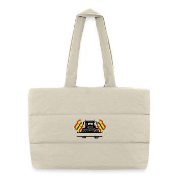 Overijssel_Tractor_Custom_Edition - Sac shopping matelassé - blanc naturel - Devant