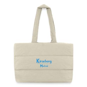 Kirseberg – Malmö Sky Blue Design - Puffer Shopping Bag - natural - Front
