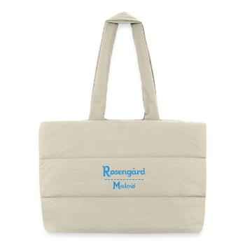 Rosengård – Malmö Sky Blue Design - Puffer Shopping Bag - natural - Front
