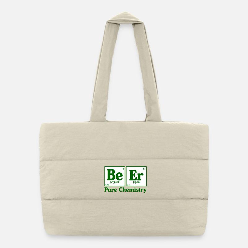 Pure Chemistry 2 Puffer Shopping Bag
