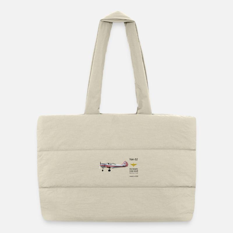 Yak-52 Puffer-Einkaufstasche