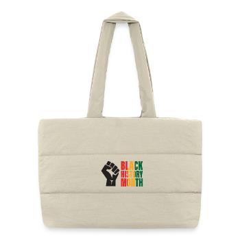 Black History Month - Puffer Shopping Bag - natural - Front