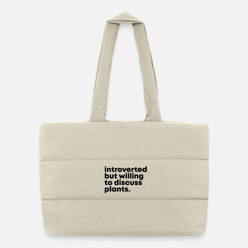 Plant Puffer Shopping Bag