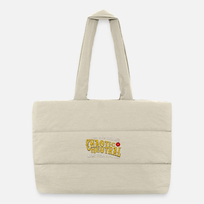 Chaotic Neutral Puffer Shopping Bag
