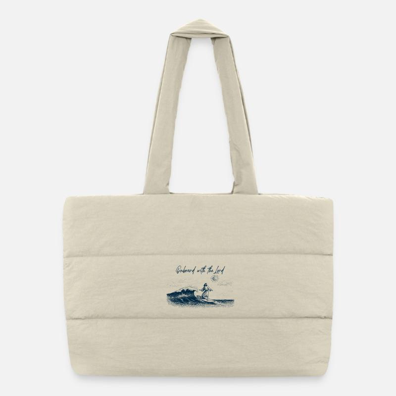 Embarquez avec le Seigneur Sac shopping matelassé