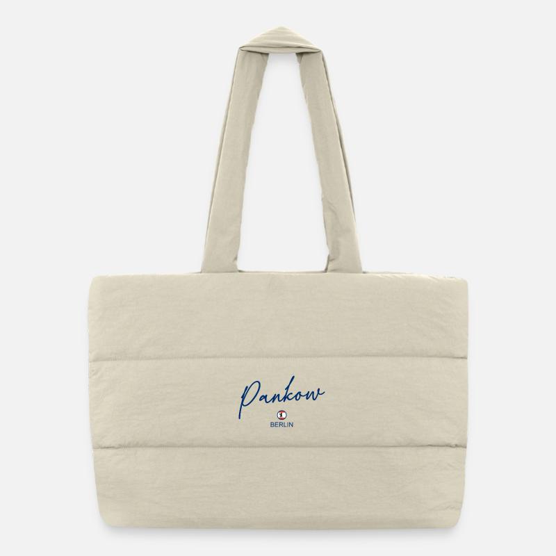 Pankow - Berlin Flag - Berlin Bear - Berlinerin Puffer Shopping Bag