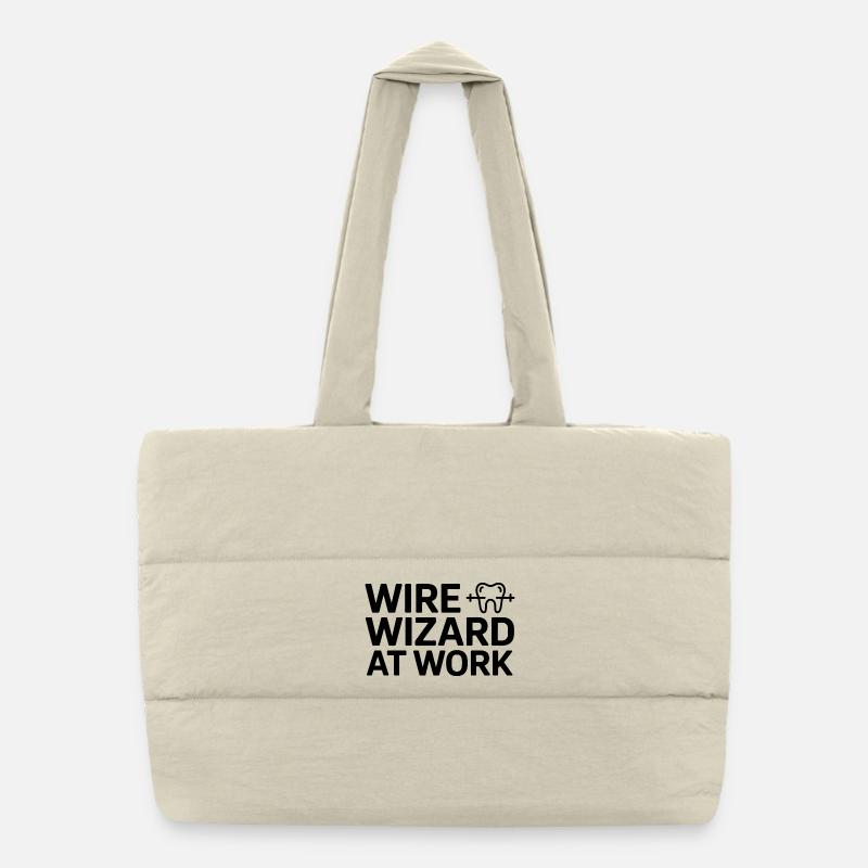 WIRE WIZARD AT WORK Assistant dentaire professionnel Sac shopping matelassé