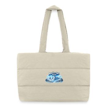 Après Ski Team Mountain Panorama - Sac shopping matelassé - blanc naturel - Devant