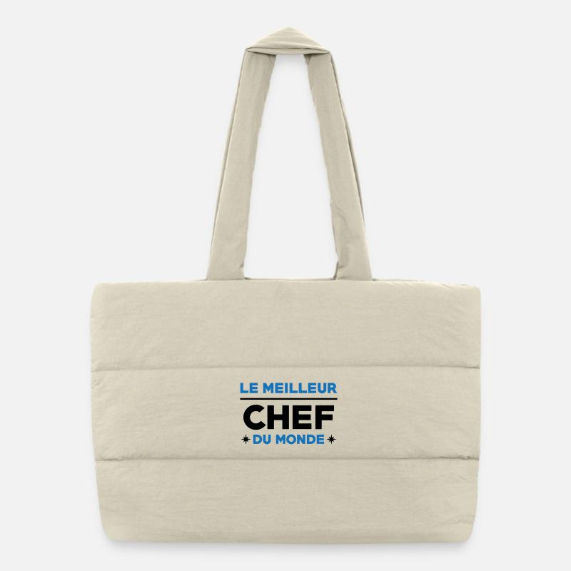 Le Meilleur Chef du Monde Sac shopping matelassé