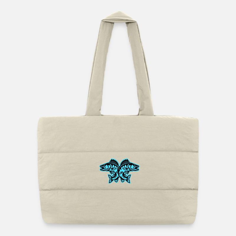 Brochet Sac shopping matelassé
