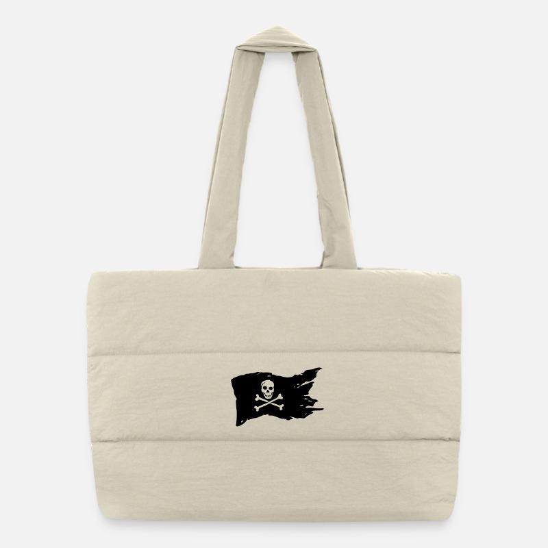 Pirat - Sac shopping matelassé - blanc naturel