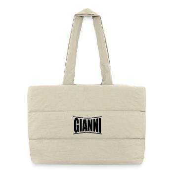 T-Shirt Gianni T-Shirt Geschenkidee - Puffer-Einkaufstasche - Naturweiß - Vorne