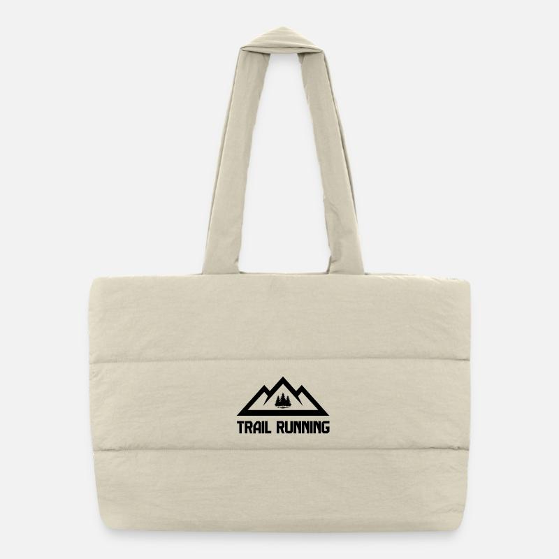 Course en sentier Sac shopping matelassé