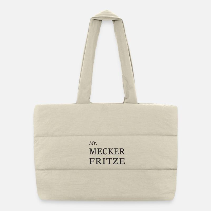 Meckerfritze Puffer-Einkaufstasche