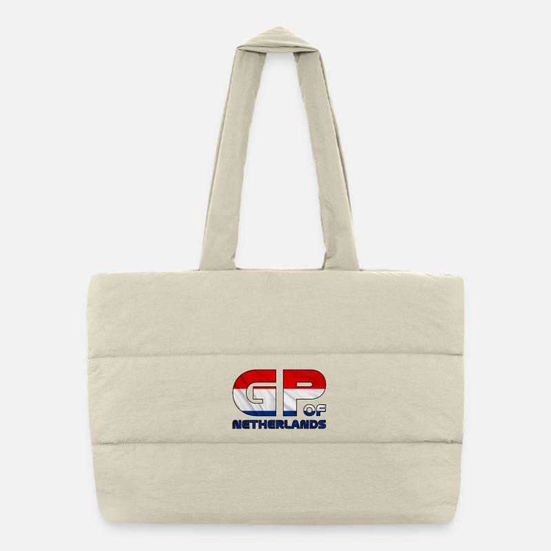 netherlands_gp - Puffer Shopping Bag - natural