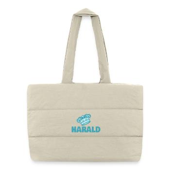 First name Harald - Puffer Shopping Bag - natural - Front