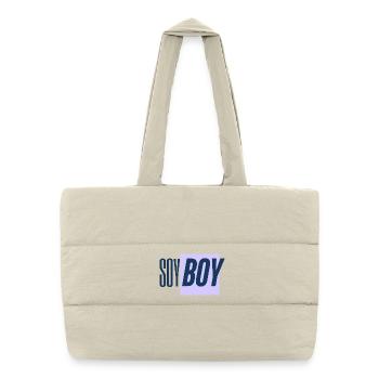 Soy Boy - Soja Bub - Veggie Design - Puffer Shopping Bag - natural - Front