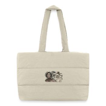 THE DAMNED #8 - dark hell - Puffer Shopping Bag - natural - Front