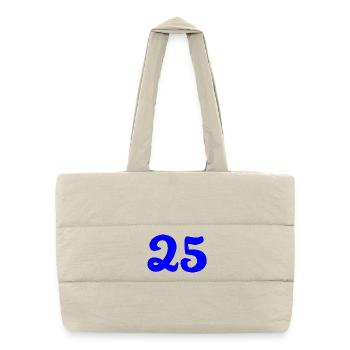 25. 25 YEARS. 25th ANNIVERSARY. 25 YEARS ANNIVERSARY. - Puffer Shopping Bag - natural - Front