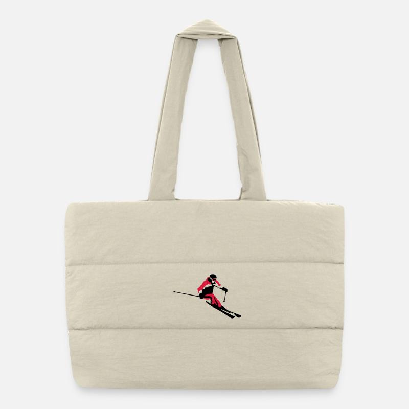 Abfahrt Puffer-Einkaufstasche