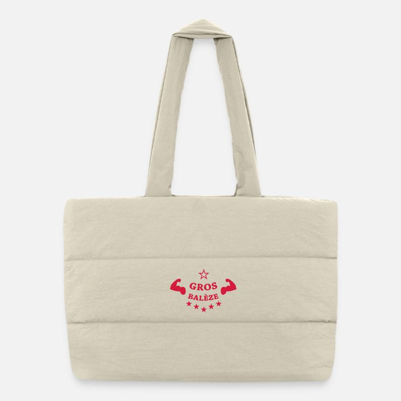 Gros Balèze Sac shopping matelassé