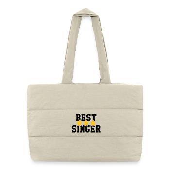 Best Singer - Puffer Shopping Bag - natural - Front