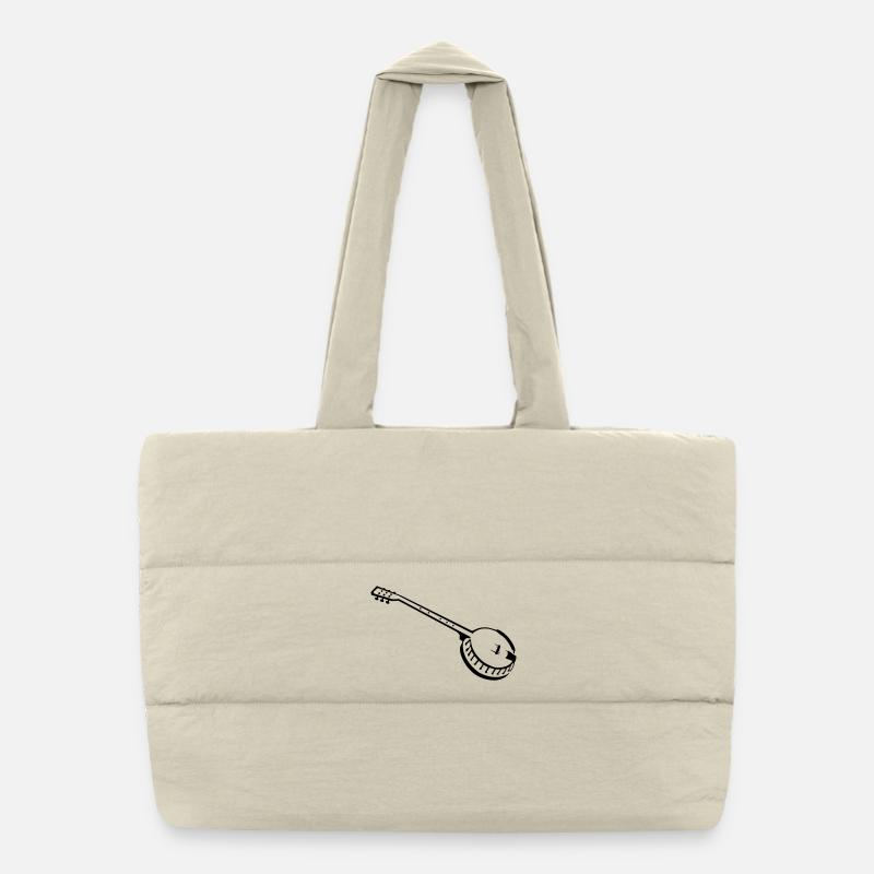 banjo - Puffer Shopping Bag - natural