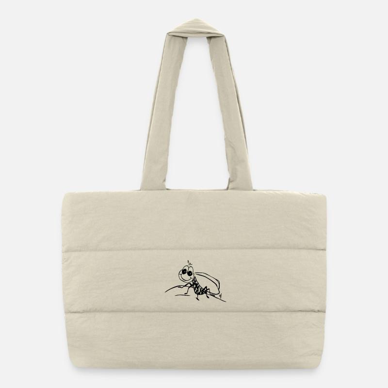 Bee. The shy bee "love-me" Puffer Shopping Bag