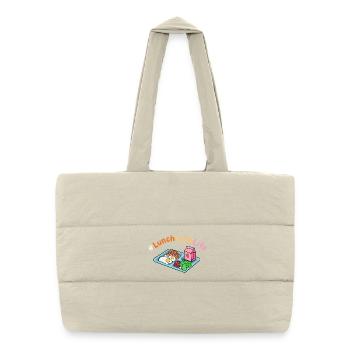 Mittagessen Schule Cafeteria Crew - Gesteppte Shopping Bag - Naturweiß - Vorne