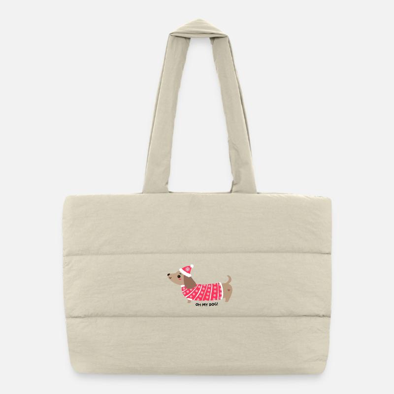 Oh my dog! Puffer Shopping Bag