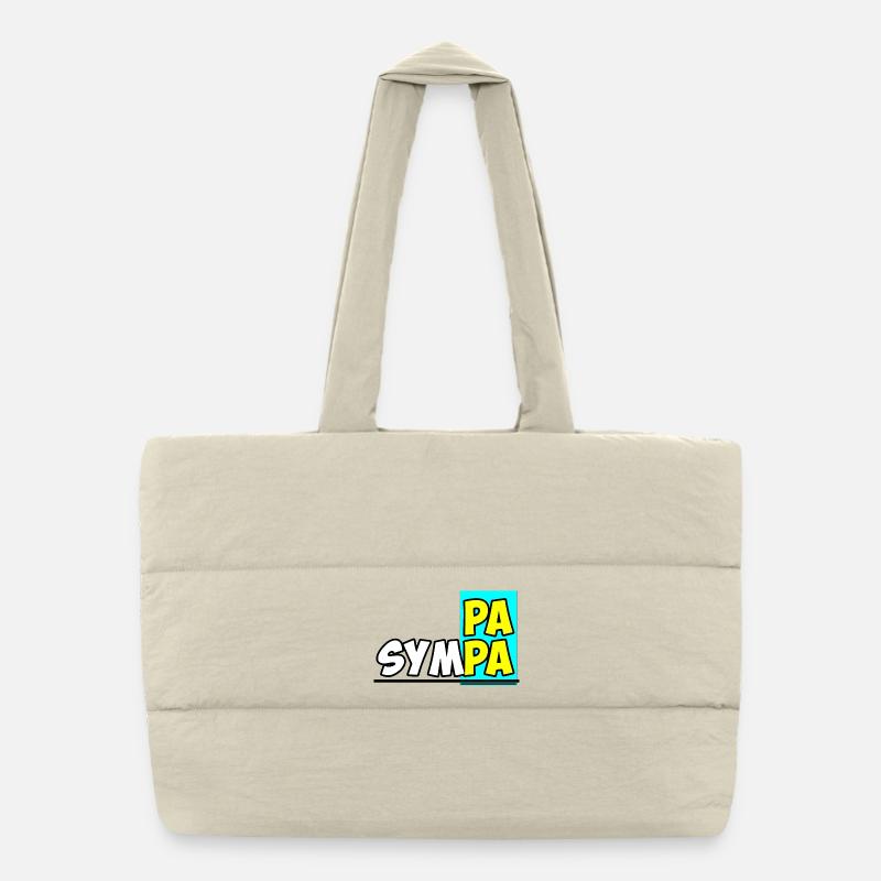 Netter Papa Puffer-Einkaufstasche