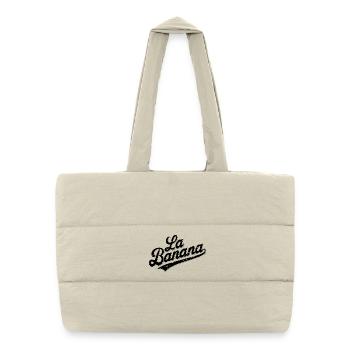 La banana - Puffer Shopping Bag - natural - Front