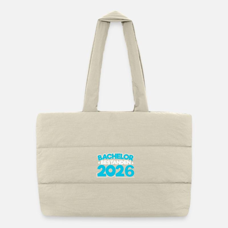 Bachelor 2026 Graduation Graduation Puffer Shopping Bag